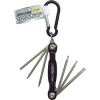 三共コーポレーション CSK 6PC カラビナ付ヘクスローブ CTX-63#820077　1個（直送品）