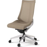 【組立設置込】イトーキ アクトチェア ハイバック メッシュ ランバー無 肘無 アルミ脚 ウレタンキャスター ハンガー付 灰×サンドイエロー 1脚（直送品）