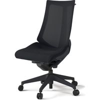 【組立設置込】イトーキ アクトチェア ハイバック メッシュ ランバー無 肘無 樹脂脚 ナイロンキャスター ハンガー付 黒×ブラックT 1脚（直送品）