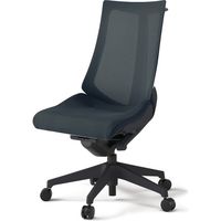 【組立設置込】イトーキ アクトチェア ハイバック メッシュ ランバー無 肘無 樹脂脚 ナイロンキャスター ハンガー付 黒×オフブラックＷ 1脚（直送品）
