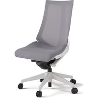 【組立設置込】イトーキ アクトチェア ハイバック メッシュ ランバー無 肘無 樹脂脚 ナイロンキャスター ハンガー付 白×ライトグレーＷ 1脚（直送品）