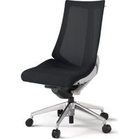 【組立設置込】イトーキ アクトチェア ハイバック メッシュ ランバー無 肘無 アルミ脚 ナイロンキャスター ハンガー付 灰×ブラックT 1脚（直送品）