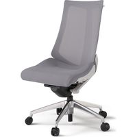 【組立設置込】イトーキ アクトチェア ハイバック メッシュ ランバー無 肘無 アルミ脚 ナイロンキャスター ハンガー付 灰×ライトグレーＷ 1脚（直送品）