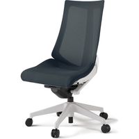【設置込】イトーキ アクトチェア ハイバック メッシュ ランバー無 肘無 樹脂脚 ウレタンキャスター ハンガー無 白×オフブラックＷ 1脚（直送品）