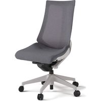 【設置込】イトーキ アクトチェア ハイバック メッシュ ランバー無 肘無 樹脂脚 ウレタンキャスター ハンガー無 灰×ダークグレーＴ 1脚（直送品）