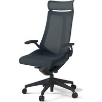 【組立設置込】イトーキ アクトチェア EXハイバック メッシュ ランバー無 固定肘 樹脂脚 ウレタンキャスター ハンガー無 黒×オフブラックＷ 1脚（直送品）