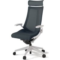 【組立設置込】イトーキ アクトチェア EXハイバック メッシュ ランバー無 固定肘 樹脂脚 ウレタンキャスター ハンガー無 白×オフブラックＷ 1脚（直送品）