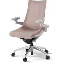 【設置込】イトーキ アクトチェア ハイバック メッシュ ランバー無 可動肘 アルミ脚 ナイロンキャスター ハンガー無 灰×グレイッシュブラウン 1脚（直送品）