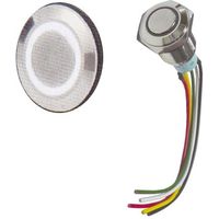 マウンテイル リングイルミネーションプッシュスイッチ(アンロック/ホワイト) ILSWH-12VM-W 1個（直送品）