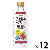 ヤマモリ 砂糖無添加 3種のベリー黒酢 12本