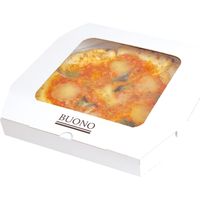 ヤマニパッケージ ミエルピザ箱　１１インチ　白ボーノ 10-350 １ケース（200：２０枚シュリンク包装）（直送品）