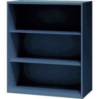 ナイキ 収納庫 CWS型 オープン書庫 899×400×1050 ブラック CWS-0911N-B 1台 114-6676（直送品）