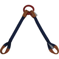 シライ ベルトスリング 金具付きシグナルスリング[[R上]] KDRE 3.0トン 長さ1.0m KDRE-3X1.0 1本（直送品）