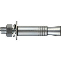 サンコーテクノ サンコー テクノ ボルトアンカーBAタイプ スチール製 ミリねじ M12 BA-1216 1セット(25本)（直送品）