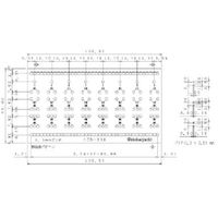 サンハヤト シール基板 55×100mm 穴径0.9φ ICB056 1枚 816-3089（直送品）
