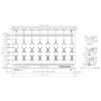 サンハヤト シール基板 55×100mm 穴径0.9φ ICB057 1枚 816-3090（直送品）