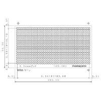 サンハヤト シール基板 55×100mm 穴径0.9φ ICB062 1枚 816-3096（直送品）