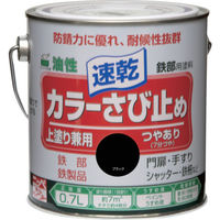 ニッペホームプロダクツ ニッぺ カラーさび止め 0.7L ブラック HTT108-0.7 1缶 815-9348（直送品）