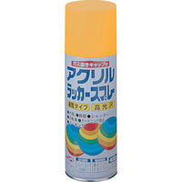 ニッぺ アクリルラッカースプレー 400ml イエロー HWE011ー400 4976124271144 1本(400mL)（直送品）