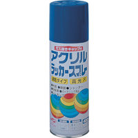 ニッぺ アクリルラッカースプレー 400ml ブルー HWE016ー400 4976124271649 1本(400mL)（直送品）