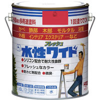 ニッペホームプロダクツ ニッぺ 水性フレッシュワイド 1.6L レッド HTA112ー1.6 4976124025228 1缶（直送品）