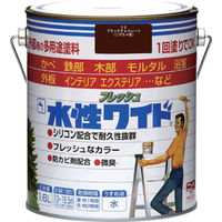 ニッペホームプロダクツ ニッぺ 水性フレッシュワイド 1.6L ブラックチョコレート HTA114ー1.6 4976124025426 1缶（直送品）
