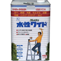 ニッぺ 水性フレッシュワイド 14L シルバーグレー HTA121ー14 4976124026157 1缶(14000mL)（直送品）