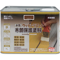 ニッペホームプロダクツ ニッぺ 水性ウッディリコート 7L ウォルナット 300N004ー7 4976124549236 1缶（直送品）