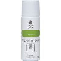 ニッペホームプロダクツ ニッぺ ペンキュア TEGAKI de PAINT ノングロス 50ml アップルグリーン 191014-50 1本（直送品）