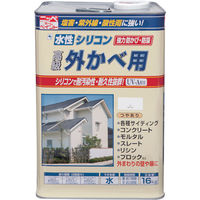 ニッペホームプロダクツ ニッぺ 水性シリコン外かべ用 16kg アートレッド HWB107ー16 4976124145711 1缶（直送品）