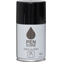 ニッぺ ペンキュア SPRAY de PAINT 100ml ブラック HB007ー100 4976124354151 1本（直送品）