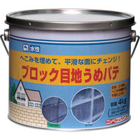 ニッペホームプロダクツ ニッぺ 水性ブロック目地うめパテ 4kg ホワイト HPR009ー4 4976124400407 1缶(4000g)（直送品）
