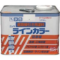 ニッペホームプロダクツ ニッぺ 水性ラインカラー 8kg 白 HPT113ー8 4976124092039 1缶(8000g)（直送品）