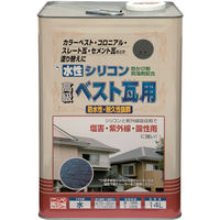 ニッペホームプロダクツ ニッぺ 水性シリコンベスト瓦用 14L なす紺 HU101ー14 4976124203190 1缶 859-8947（直送品）