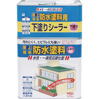 ニッペホームプロダクツ ニッぺ 水性屋上防水塗料セット 17kg レンガ HUP003ー17 4976124246258 1缶（直送品）