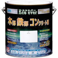 ニッぺ 水性エコエバー 3.2L チョコレート HWX124ー3.2 4976124037368 1缶(3200mL)（直送品）