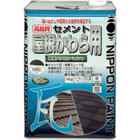 ニッペホームプロダクツ ニッぺ 水性セメント屋根かわら用 14kg 銀黒 HYN001ー14 4976124200052 1缶（直送品）