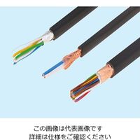 冨士電線 着色識別ポリエチレン絶縁ビニルシースケーブル FCPEV 0.65 MMX 20P 1セット(8本:1本×8m)（直送品）