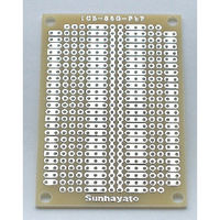 サンハヤト 鉛フリーユニバーサル基板 47×72mm 穴径1.0φ