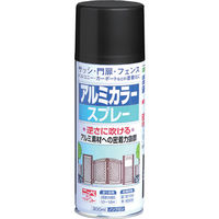 ニッペホームプロダクツ ニッぺ アルミカラースプレー 300ml ブラック HTE102ー300 1本 815-9334（直送品）