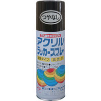 ニッぺ アクリルラッカースプレー 400ml つやなしブラック HWE006ー400 4976124270642 1本(400mL)（直送品）