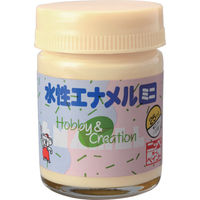 ニッペホームプロダクツ ニッぺ 水性エナメルミニ 25ml ミルキーホワイト HSB025ー25 49365542 1個 859-8694（直送品）