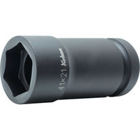 山下工業研究所 コーケン ホイールナット用コンビソケット 差込角25.4mm 対辺41×21mm PW8L-41X21 1個 811-7314（直送品）