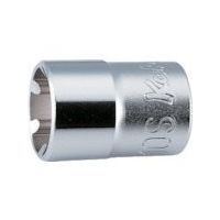 山下工業研究所 コーケン LHSソケット 差込角9.5mm 対辺8S 3400LH-8S 1個 811-7635（直送品）