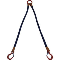 シライ ベルトスリング 金具付きシグナルスリング[[R上]] KDRF 1.0トン 長さ2.5m KDRF1-2.5 1本（直送品）