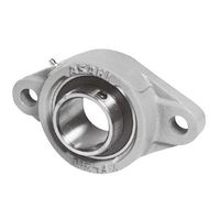 旭精工 ひしフランジ形ユニット UCFL形 止めねじ付き、円筒穴形 UCFL205N 1セット(6個)（直送品）