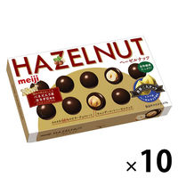 ヘーゼルナッツチョコレート 10箱 明治 チョコレート