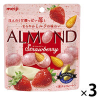 アーモンドチョコレートストロベリー 3袋 明治 チョコレート