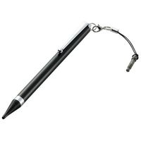 エレコム　極細タッチペンロング（ブラック）　P-TPLFBK　　（わけあり品）