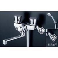 KVK KV KF141WEXR2 寒 止水2ハンドルシャワー240 1台（直送品）